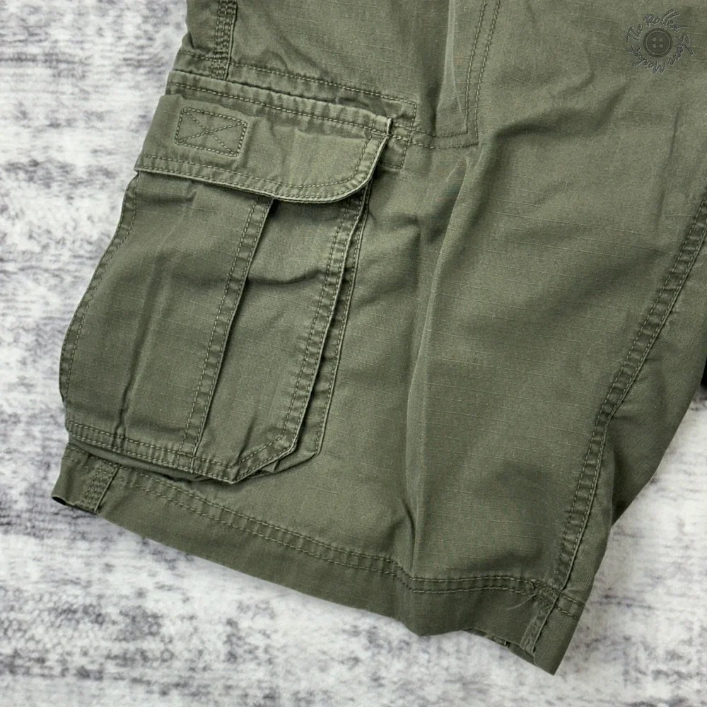 The North Face Cargo‎ Shorts Mens 34 Olive Green Cotton 11